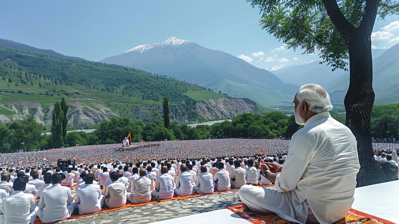 जम्मू-कश्मीर में योग का बढ़ता महत्व