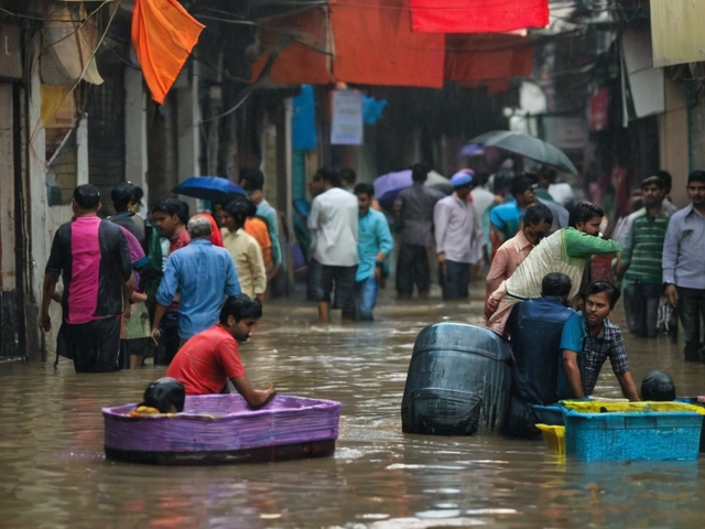 दिल्ली में भारी बारिश: आईएमडी ने जारी किया रेड अलर्ट, कई इलाकों में जलभराव से प्रभावित यातायात